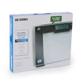 Ideaworks JB5824 Extra Wide Talking Scale-Visual & Voice Display Scale- 550 Pounds Max-Tamper Glass-Extra Wide Width-Large LCD Display-Tap On & Off Auto Function