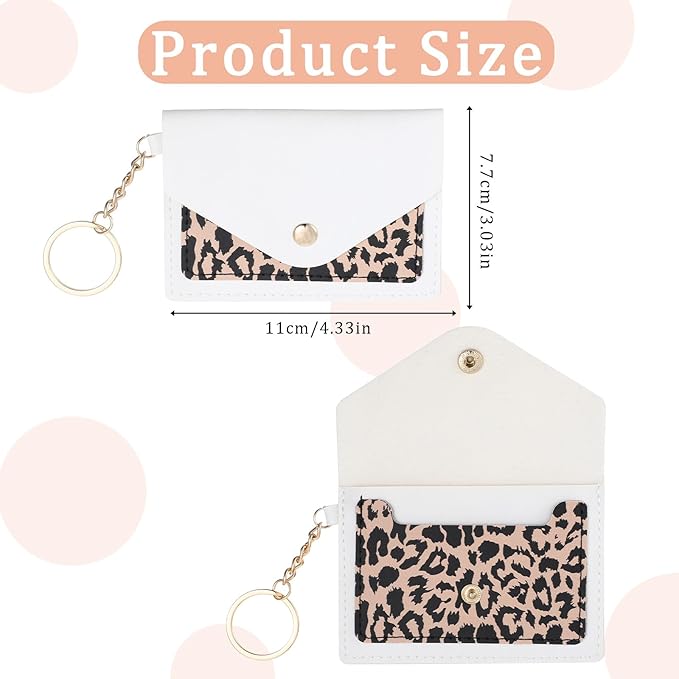 1 Pack Birth Control Pill Case Sleeve Packet 4.3 X 3 Inch PU Leather Wallet Pill Holder Privacy Protection Birth Control Pill Wallet with Key Ring for Pill Card Organizer, White