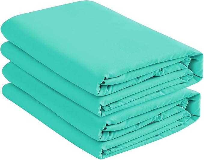 2 Pack Fitted Hospital Bed Sheets with Elastic All Around for a Double Brushed Ultra Soft Breathable 100% Microfiber Sheets, 36” x 84” x 12”