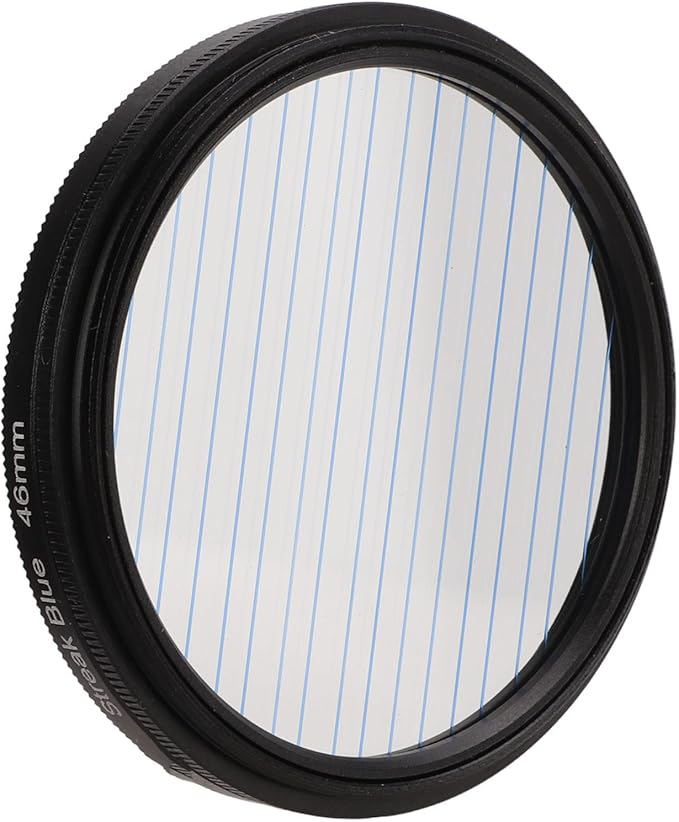 Special Effects Filter, 37mm 40.5mm 43mm 46mm 49mm Special Effects Lens Filter Anamorphic Special Effects Filter,for Most of Digital Cameras on The Market(46mm)