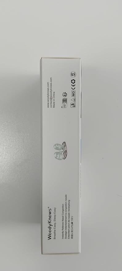 WoodyKnows Super-Support Nasal Dilator, Improves Sleep and Sports Airflow, Nasal Congestion and Nose-Related snoring aid, Uniquely Soft Nose Vents (L 8Pack)