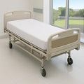 1 Pack Fitted Hospital Bed Sheets - Soft Microfiber Hospital Fitted Sheet - Hospital Bed Fitted Sheets (White, 36" x 84" x 12")