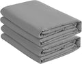 2 Pack Fitted Hospital Bed Sheets with Elastic All Around for a Double Brushed Ultra Soft Breathable 100% Microfiber Sheets, 36” x 84” x 12” (Dark Grey)