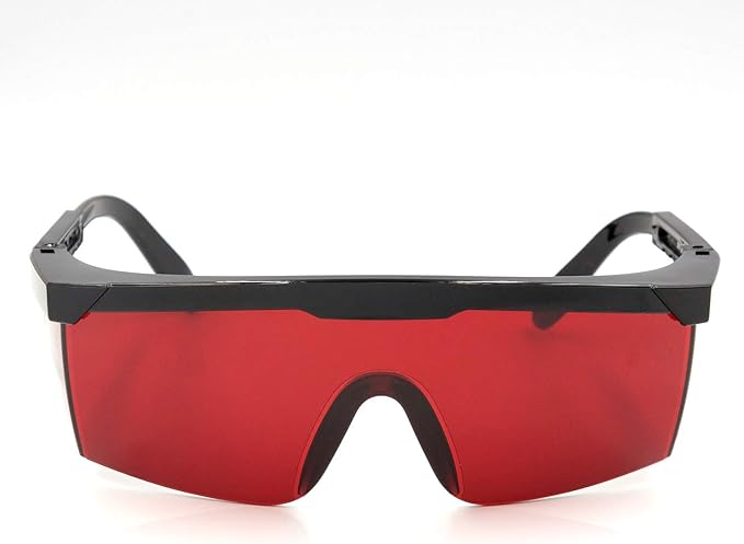 2 SET Goggles Laser Safety Glasses 190nm to 540nm Laser protective eyewear With Velvet Box (2pcs Red)