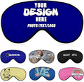 Custom Eye Masks for Sleeping Men Women Kids, Customized Blackout Eye Covers, Personalized Night Blindfolds for Adult Children,#DarkBlue