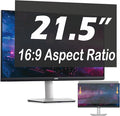 21.5 Inch Privacy Screen for Computer Monitor, 16:9 Anti-Spy Filter for Laptop & PC Display, Blue Light Blocking Anti-Glare Reversible Protector Film, Easy Slide-Mount Installation (21.5 Inch Widescreen(16:09))