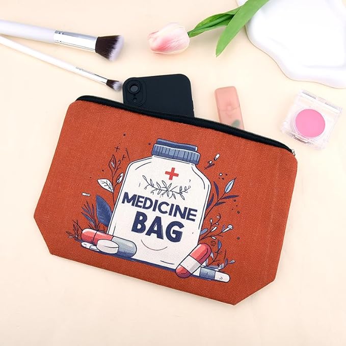 Medical Bag Organizer Pouches Nurse Practitioner Gifts Bag Drug Pill Organizer Physician Assistant Pharmacy Student Patient Travel Makeup Bag Doctor of Nursing Practice Graduation Gifts Pouch Bags