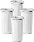 Replacement for New Culligan Pitcher & Dispenser ZEROF01 Water Filter Cartridge, 5-Stage Advanced Filtration, Reduces Lead, Total PFAS, Mercury, Fluoride & Chlorine by GAMOTH, 4 Count