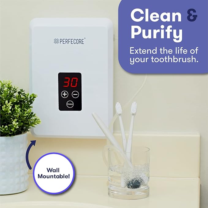 Water Ozonator - Odor Eliminator and Fresh Water Machine w/Diffuser Stones and Timer - For Home, Kitchen, Fruits & Vegetables - 600 mg/Hour﻿