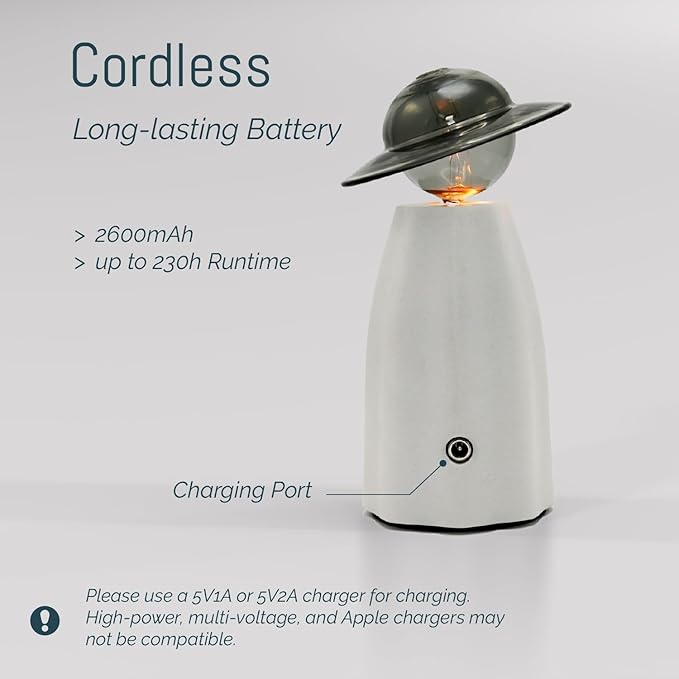 Scarecrow Waterless Essential Oil Diffuser Glass Nebulizing Diffuser for Large Room Wireless Portable Rechargeable Aroma Diffuser Glass Aromatherapy Diffuser for Home Office Yoga Spa Gift of Fragrance
