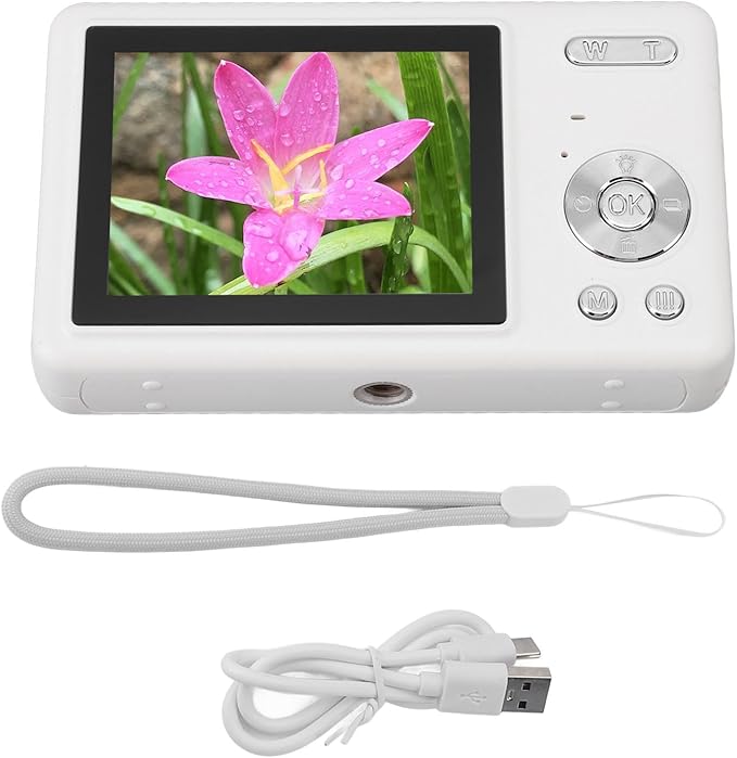 Digital Camera for Photograhpy, 1080P, Support 64GB Expandable, Compact Point and Shoot Camera 16X Zoom Anti Shake Portable Small Cameras for Teens Boys