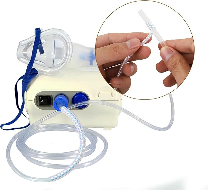 10 Pack Oxygen Tube Support Crimp Straightener Oxygen Tubing Accessories for Portable Oxygen Concentrator Oxygen Hose Nasal Cannula White