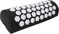 Acupressure Pillow for Neck, Acupressure Massage Pillow, Floral Stimulation Design ABS and Cotton Material Great Yoga Meditation(Black)