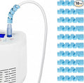 10 Pack Oxygen Tube Support Crimp Straightener for Portable Oxygen Concentrator Oxygen Tank Oxygen Hose Nasal Cannula Oxygen Tubing Accessories Blue