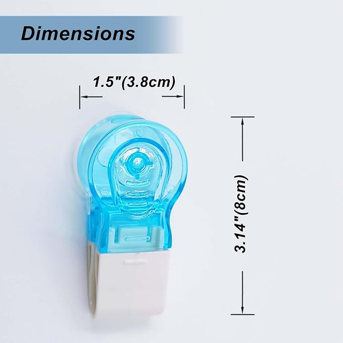 Portable Pill Remover Tool with Storage Case - 3-Pack Easy Push Blister Pack Opener, Mini Tablet Dispenser Gadget for Elderly, Travel, Arthritis Assistance (Blue)