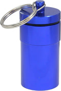 HTS 261E0 Large Blue Aluminum Pill Container