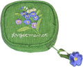 Pill Box Purse in a Forget-me-Not Design
