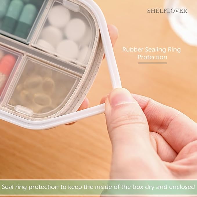2 Pieces Small Plastic Box, Purple & Light Blue Mini Storage Box, Isolated Space Containers with Lids, for Collecting Tiny Jewelry Pill Organizers etc.