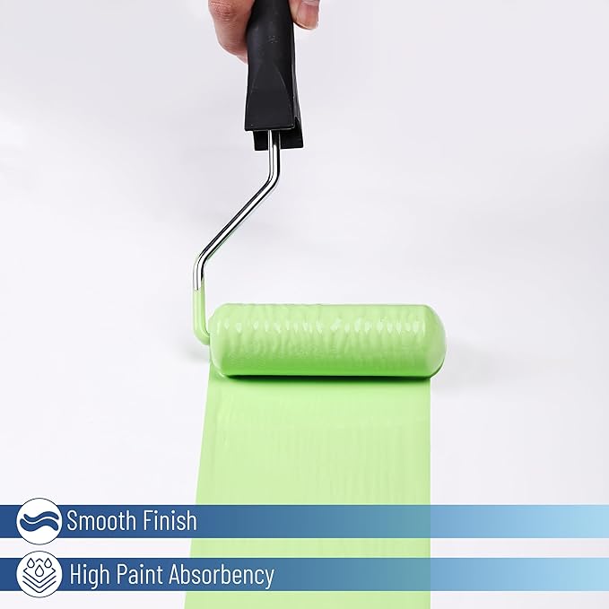 Bates- Foam Paint Roller Covers, 4 Inch, 30 Pack, Paint Roller 4 Inch, High Density Foam Roller Paint Covers, 4 Inch Paint Roller, Paint Rollers 4 Inch, Foam Paint Roller 4 Inch Foam Roller