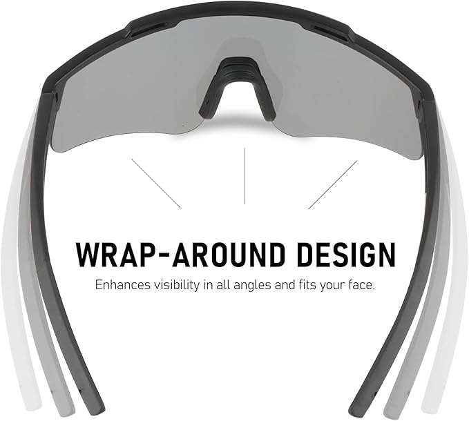 Tactical Eyewear Anti Fog, ANSI Z87.1 Sports Glasses with 3 Interchangeable Lens UV400 Protection Airsoft Goggle