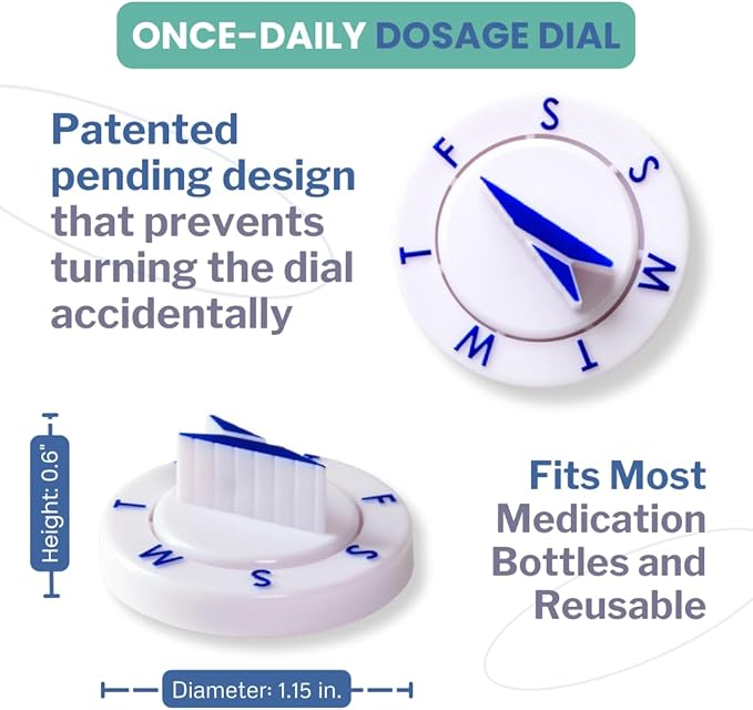 Twistwise™ Once Daily Dosage Dial - 4-Pack