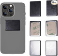 Shungite Sticker for Cell Phone Protection - Harmonizing Shield Defense - Wearable Type II Shungite Crystal - Square Large - Qty: 6 pcs Pack