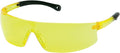 Pyramex Provoq Safety Eyewear Blue Mirror Lens Black Temples