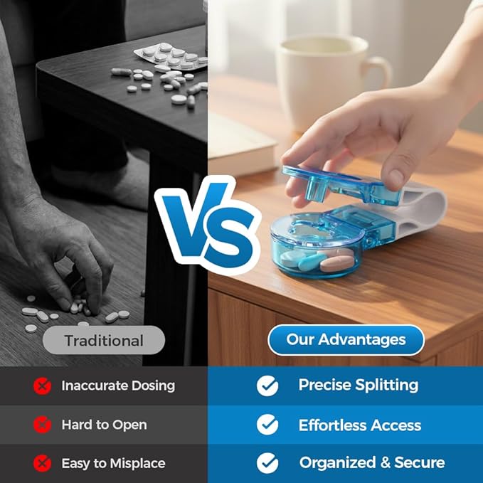 Portable Pill Taker Household Gadgets, 2026 New Pill Popper for Blister Packs, Travel Pill Extractor Opener Popper Assistance Tool (3)