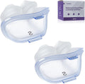 Replacement Nasal Pillow Cushion for ResMed AirFit P10, FSA/HSA Eligible, Compatible with Original Airfit P10 Frame, Reliable Seal & Soft Replacement Silicone CPAP Mask Cushion, 2-Pack, Small