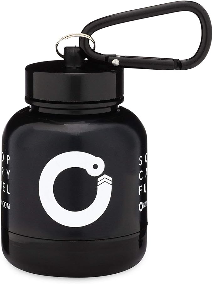 OnMyWhey - Protein Powder and Supplement Funnel Keychain, Portable to-Go Container for The Gym, Workouts, Fitness, and Travel - TSA Approved, Combo 2-Pack w/ 1 Modern & 1 Classic