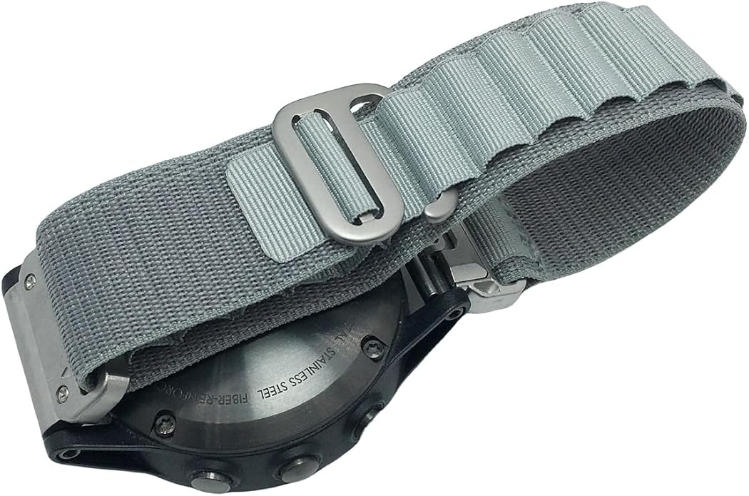 Custom Fit by Wrist Size, Small & Large Wrists, for Garmin Nylon Watch Band –– Compatible with QuickFit 20mm / 22mm / 26mm, Fenix 7, Instinct 2X, Forerunner, Epix, Tactix, MARQ, quatix, Approach