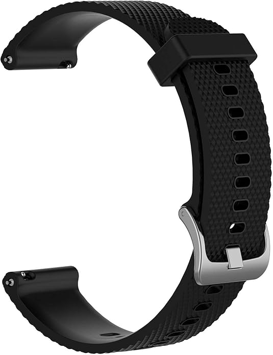 INF 20mm Soft Silicone Replacement Bands Compatible with Garmin Vivoactive 3 / Vivomove/Vivomove HR/Vivoactive 3 Music/Forerunner 245/645 Music