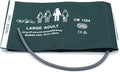 Universal NIBP Cuff for Large Adult, 33-47 cm Single Tube Reusable Nylon Replacement Blood Pressure Cuff, No Connector