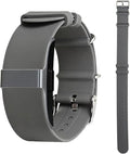 Silicone Loop Strap Compatible with Hume Health Band, Soft Silicone Replacement Band Adjustable Clasp Buckle Closure Strap Wristband for Fitness Tracker & Activity Monitor