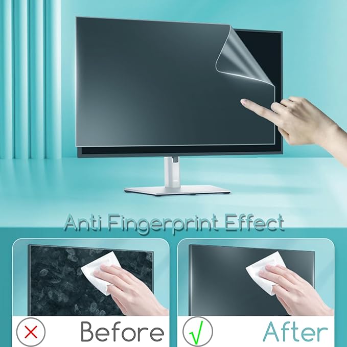 KEANBOLL 2-Pack 21.5 Inch Digital Picture Frame Screen Protector, Matte-Anti Glare Screen Protector Compatible with 21.5-Inch Digital Calendar, Eye Protection Eye Filter Scratch Resistant