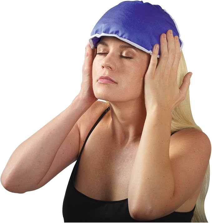 Thermi Paq Reusable Heat Pad for Back Pain - Moist Heat Lower Back Pain Relief Wrap, Shoulder Pain, Neck Pain, Ankle, Knee and Hip Pain Relief,Blue,1 Count (Pack of 1)