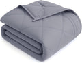 OMYSTYLE Weighted Blanket for Adults (25lbs, 60''x80'') - Queen Size Heavy Throw Blanket, Breathable and Cooling Microfiber Material with Premium Glass Bead for All Season Use, Machine Washable, Grey