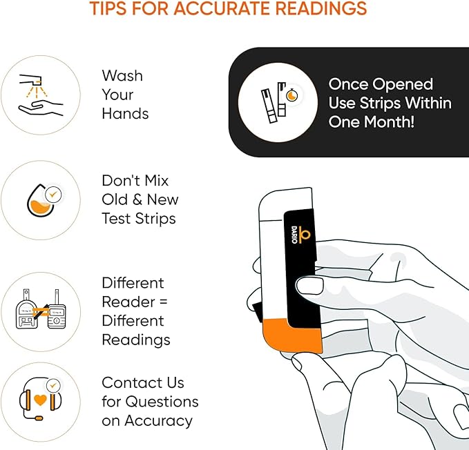Dario Glucose Control Solution for Test Strips Levels 1 & 2 (2.5ml)