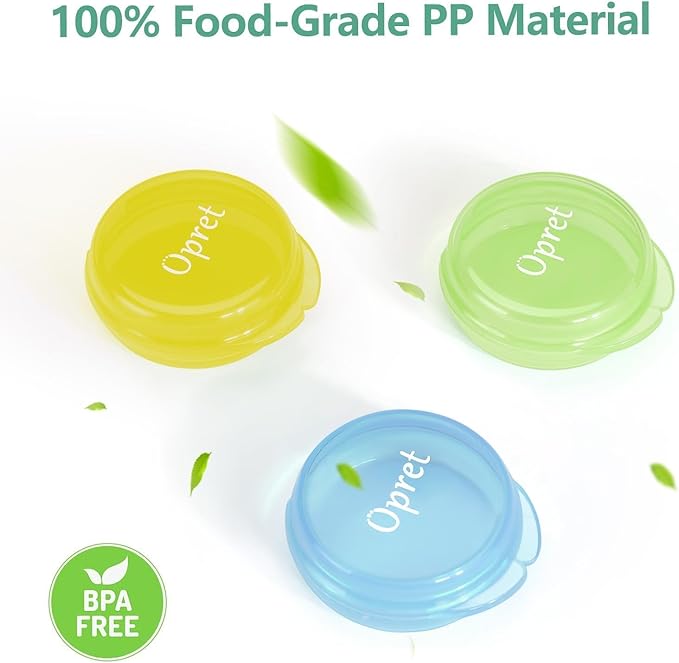 Opret Small Pill Box (3 Pcs), Cute Pill Case Portable for Pocket Purse Briefcase Travel Pills Box Medicine Storage Container Earplug Case