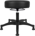 TAKE UR SEAT®15" Table Height Adjustable Round Seat Stool Heavy Duty Built and Shipped Within 24 Hours, Spa, Medical, Lab, Black (Glide)