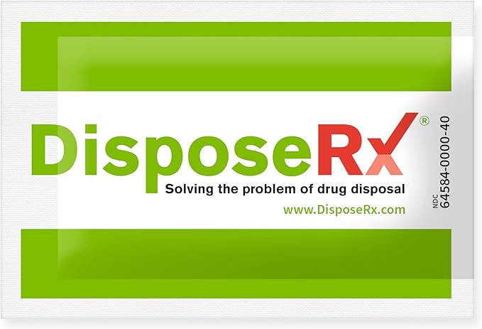 Medication Disposal Packets – 3 Pack – Affordable in-Home Drug Disposal – Renders Pills, Capsules, Liquids Unusable – Simple, Safe, Effective –Trusted by Pharmacies