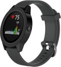 INF 20mm Soft Silicone Replacement Bands Compatible with Garmin Vivoactive 3 / Vivomove/Vivomove HR/Vivoactive 3 Music/Forerunner 245/645 Music