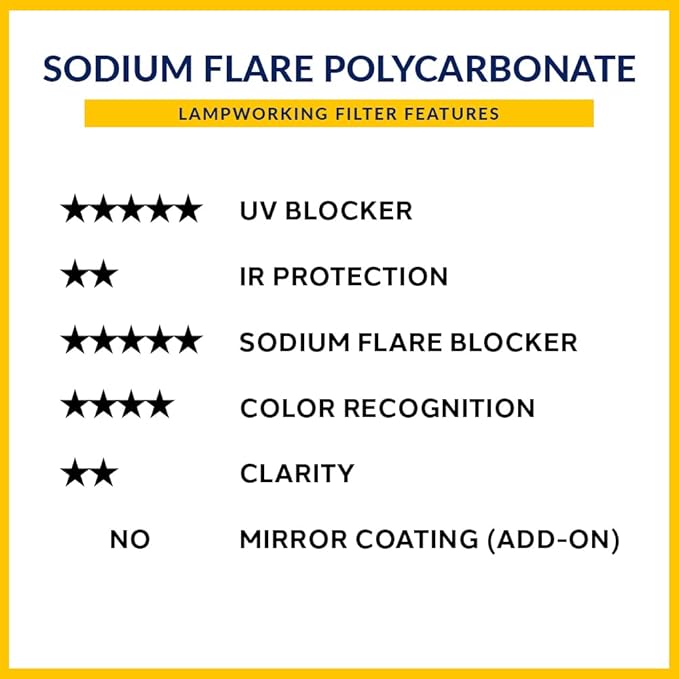 PDTXCLS Aeiniwer Polycarbonate Sodium Flare Glass Working Spectacles in OTG Over Eyewear Plastic Frame