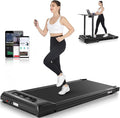 FUNMILY Walking Pad Treadmill Under Desk, 2.5HP Small Treadmill for Home/Office, 2026 Upgrade 3-in-1 Mini Treadmills with App, Remote Control, LED Display, 300 LBCapacity