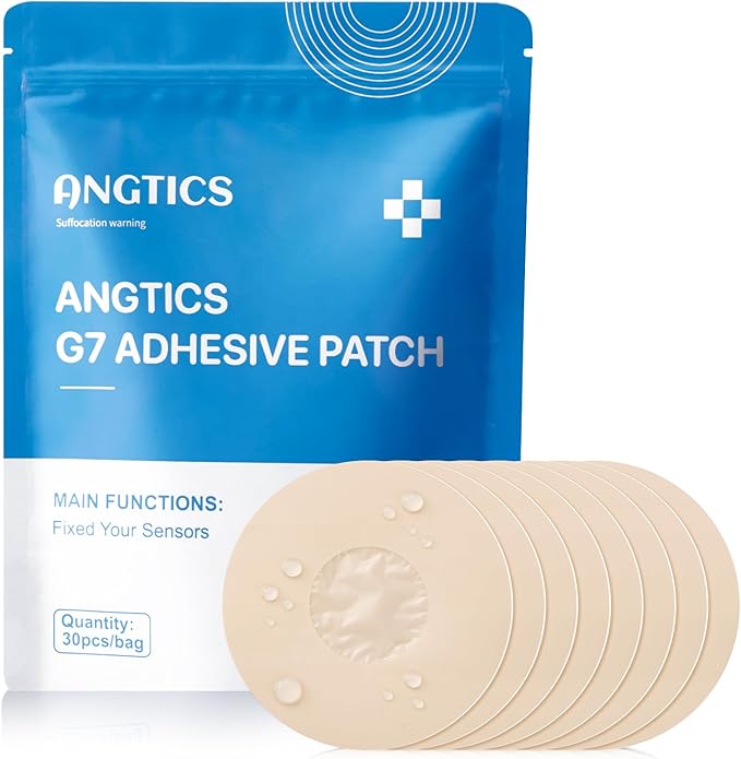 Dexcom G7 Over Patches Waterproof, 30PCS Cgm Sensor Patch Stelo Adhesive Patches G7 Overpatch Full Cover Without Hole, 10+ Days Long Stay, Sensor is Not Included (Tan)
