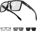 Photochromic Sunglasses for Men Women, UV Transition and Proteciton. ANSI Z87.1 for Sports Running and Work safety
