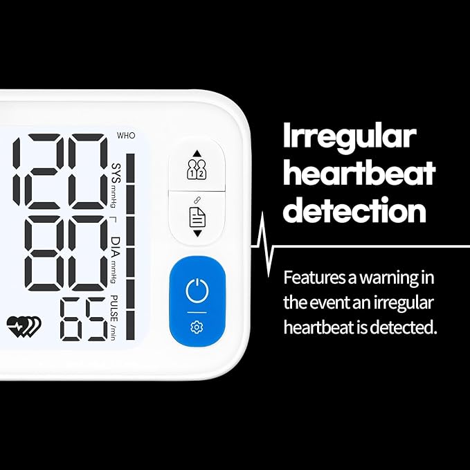 HuBDIC HubiCare Bluetooth Blood Pressure Monitor, FSA, Adjustable XL Large Cuff, Potable Digital BP Measuring Machine for Home Use, Connection with APP for iOS & Android