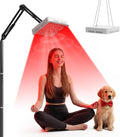 Red Light Therapy for Face Body, 660nm 850nm 940nm Infrared Light Therapy for Home Use, Dual Stand/Hanging Kit, Muscle Recovery & Skin Wellness LED Red Panel with Goggles & Mask, Ideal Gift for Women
