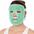 Reusable Hot & Cold Face & Eye Gel Mask – Relaxing Ice Mask with Plush Velvet Fabric, Fragrance-Free Skincare for Home Spa & Beauty Care