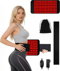 Red Light Therapy Belt Infrared Light Therapy for Body Wearable Wrap with 3-in-1 LED Bead with Timer Remote Control 660nm&850nm for Pain Relief Wearable for Muscle Repair Gift (17.7''*8.3'')